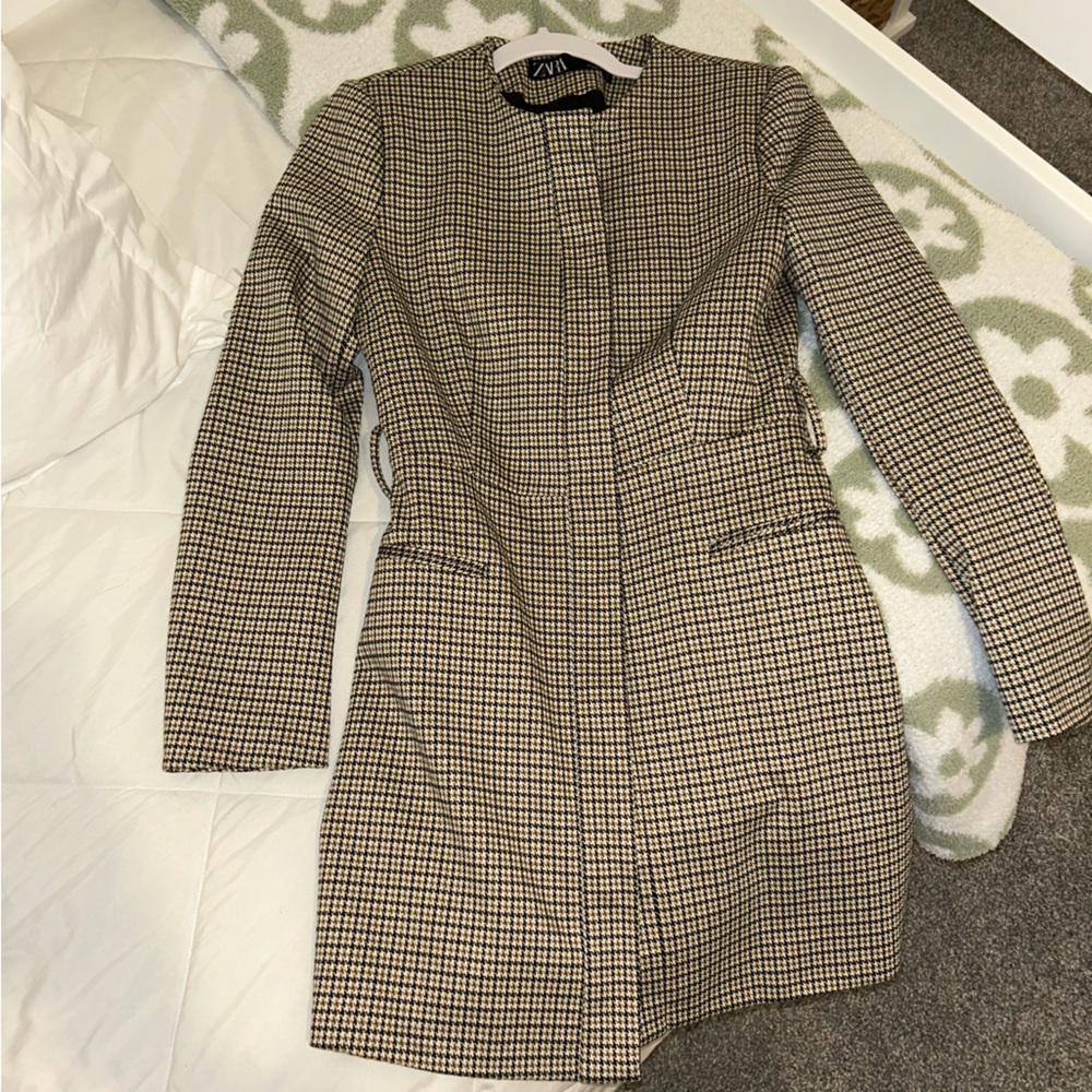 Zara plaid dress